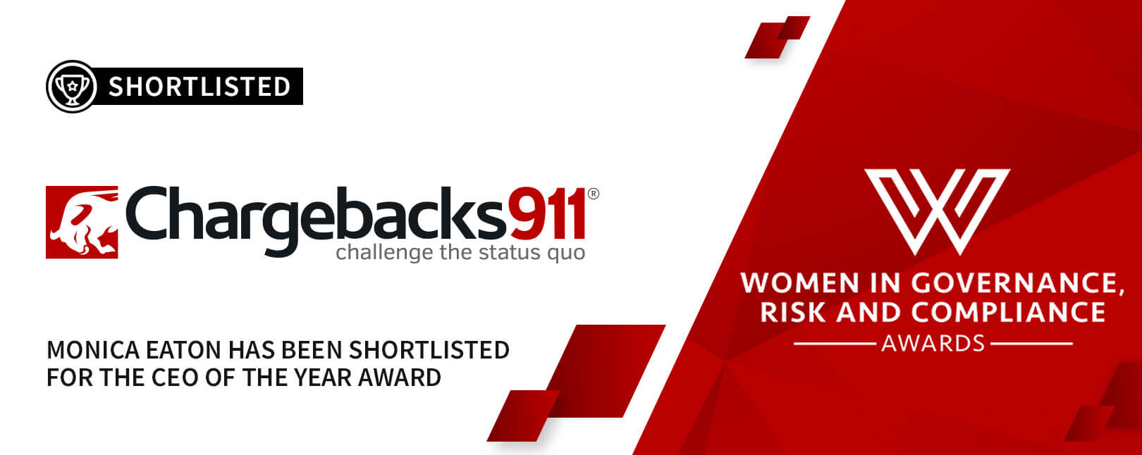 Monica Eaton Named a Finalist for ‘CEO of the Year’!